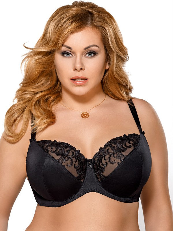 BIUSTONOSZ VICTORIA CZARNY K378