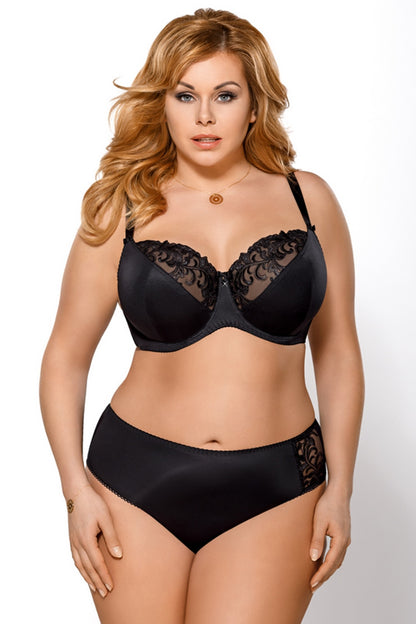 BIUSTONOSZ VICTORIA CZARNY K378