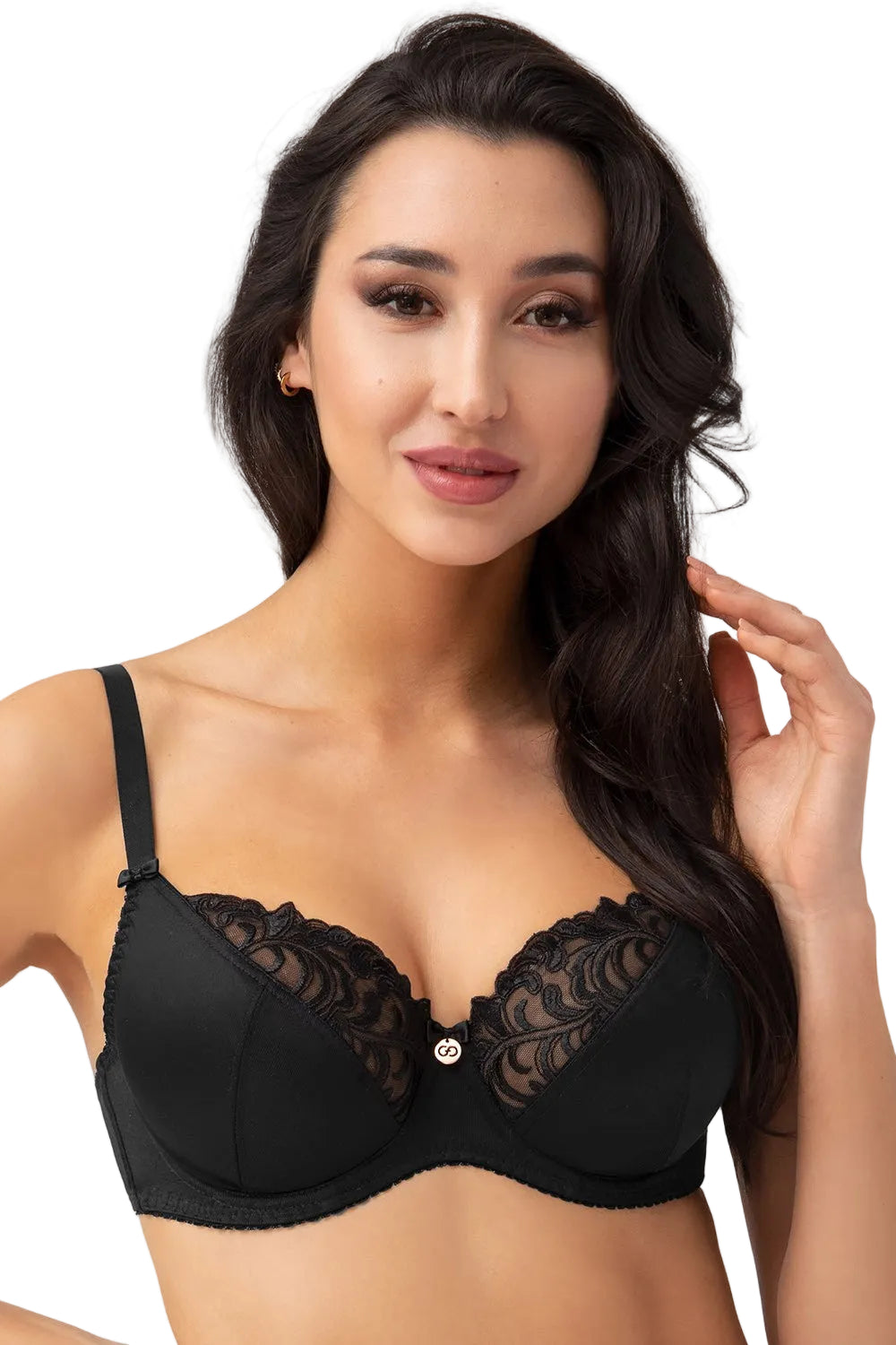 BIUSTONOSZ VICTORIA CZARNY K378