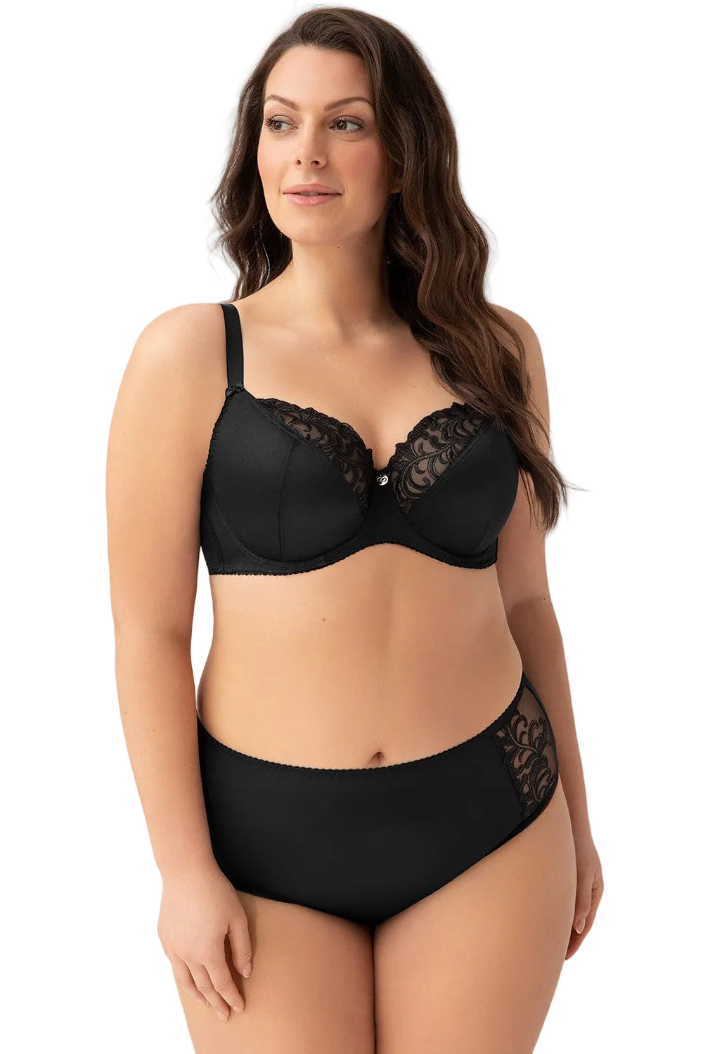 BIUSTONOSZ VICTORIA CZARNY K378