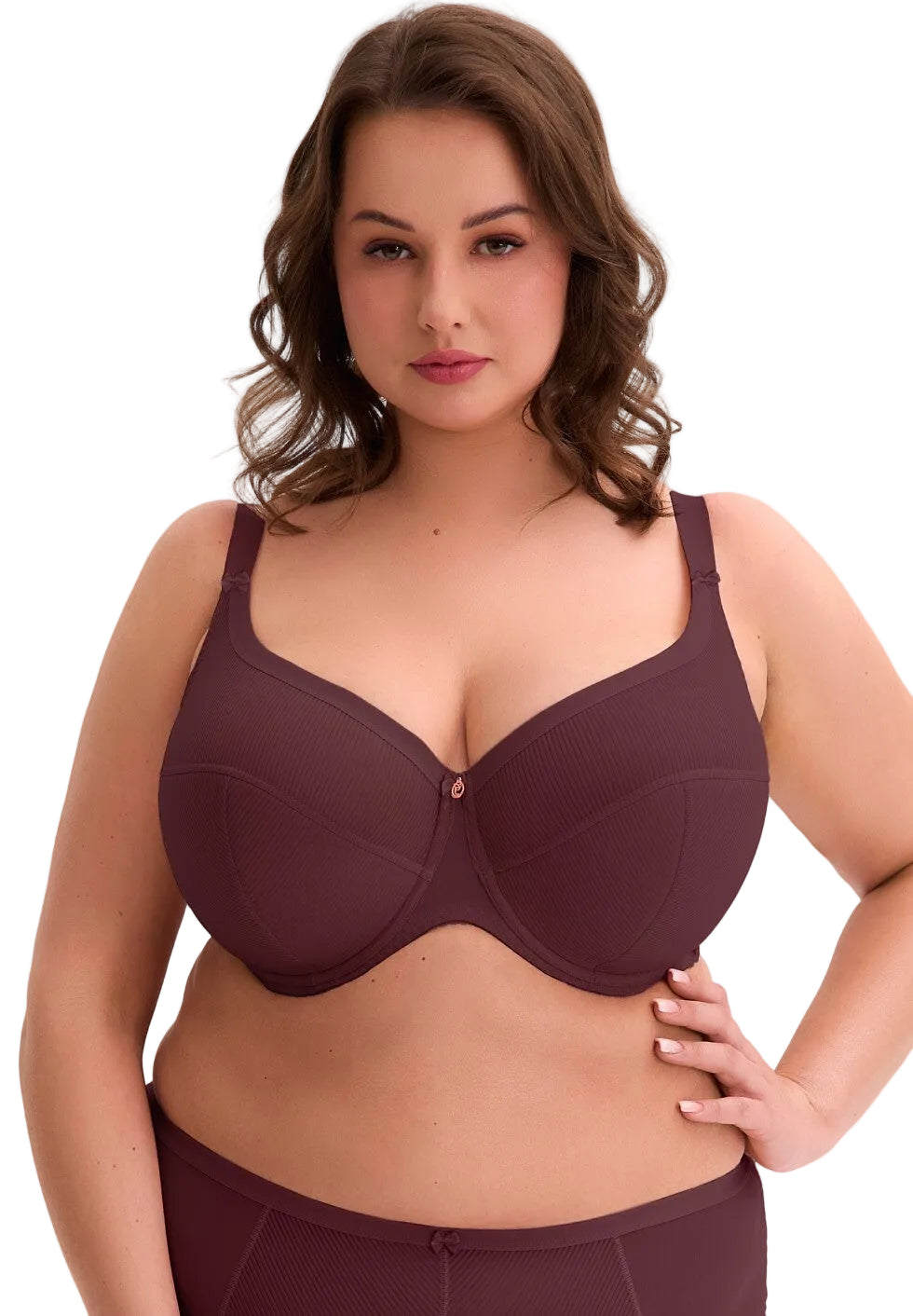 BIUSTONOSZ SEMI-SOFT SONIA MAXI BSM 1058 WINO